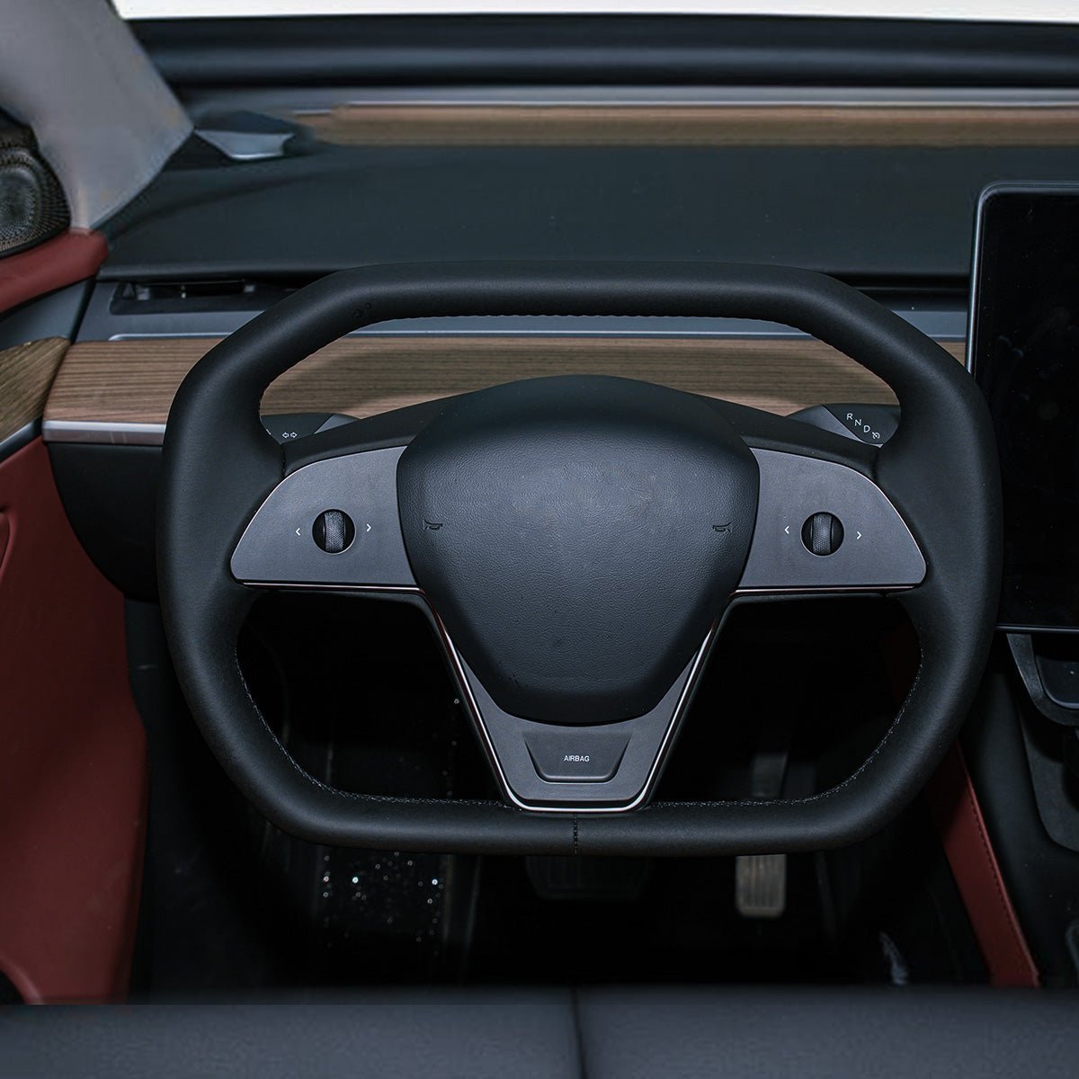 Sikunuo Cyber Steering Wheel for Tesla Model 3 / Y【Cybertruck Style】