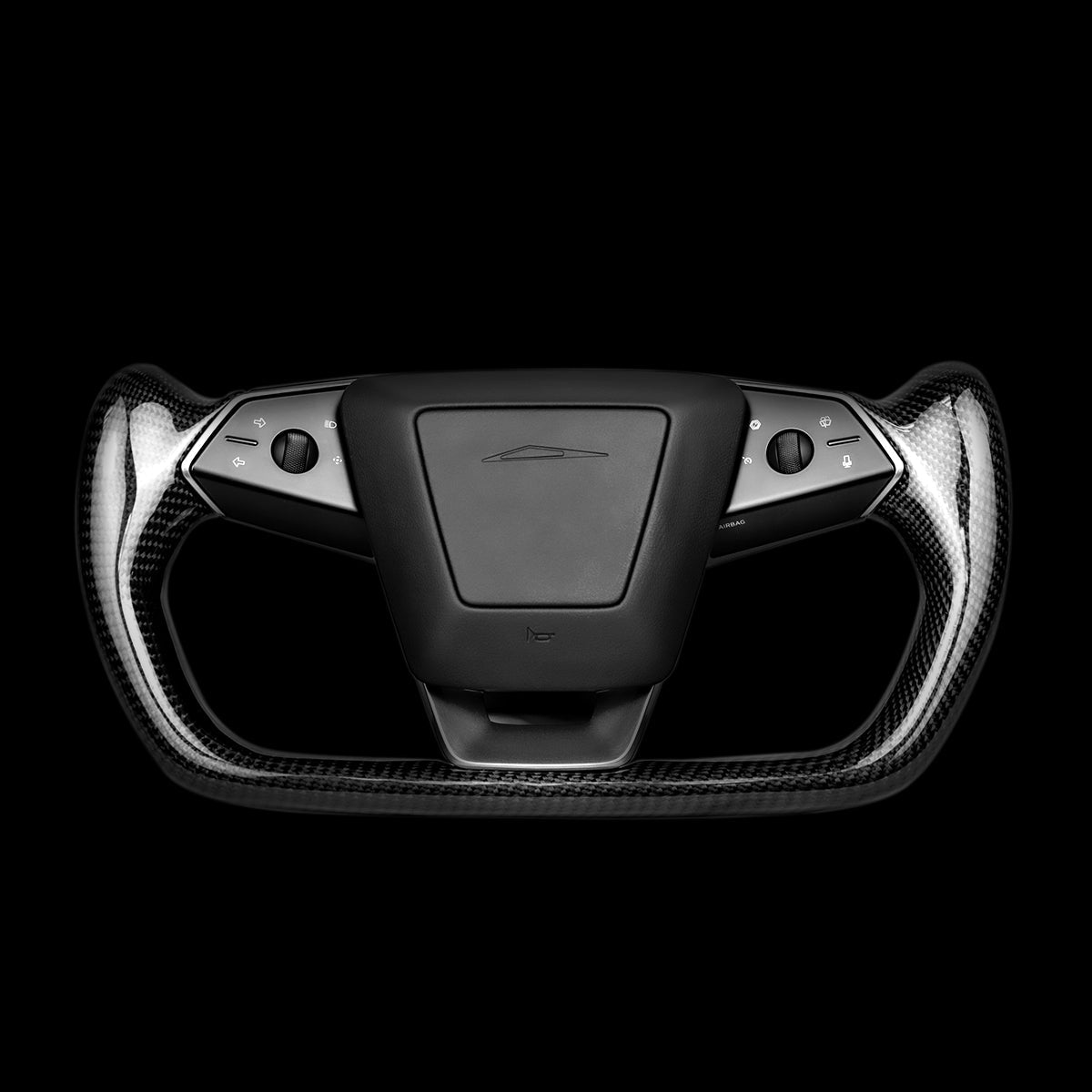 Sikunuo Cybertruck Carbon Fiber Yoke Steering Wheel