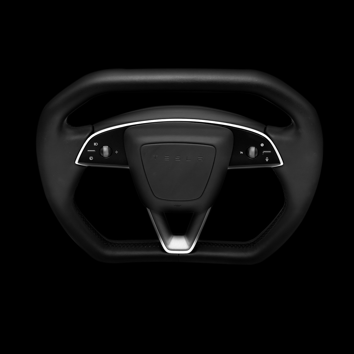 Sikunuo Cybertruck Style Steering Wheel for Model Y Juniper & Model 3 Highland