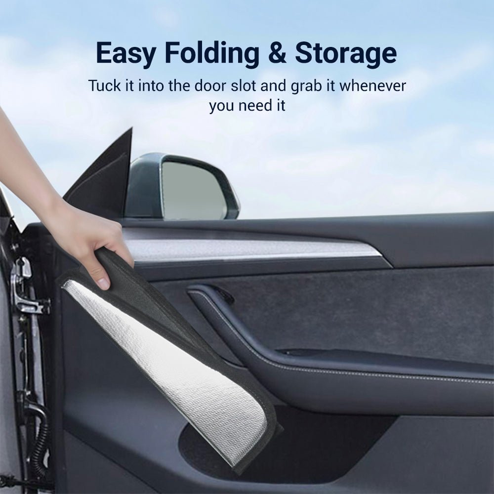 Sikunuo Foldable Window Shades for Model 3 & Model Y