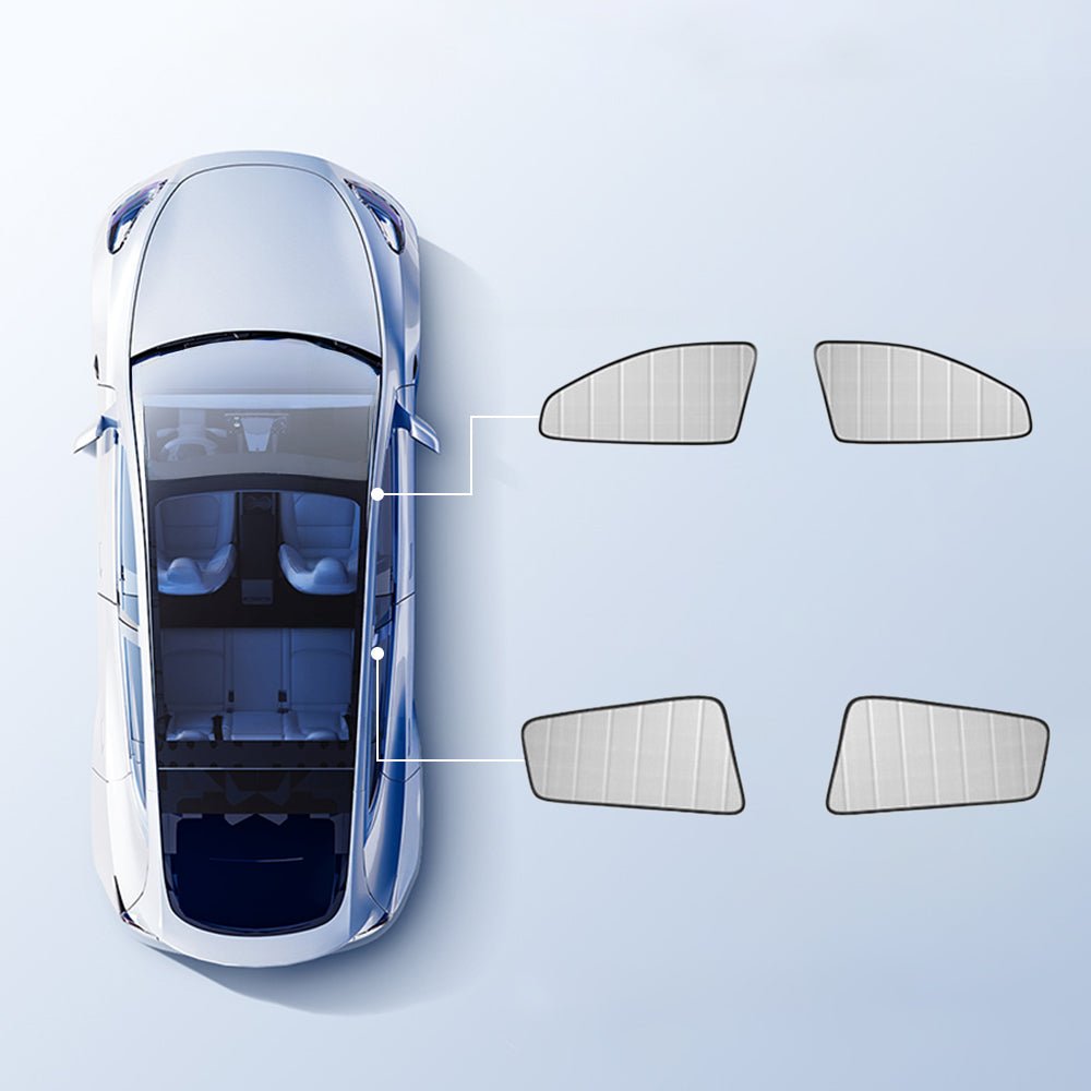 Sikunuo Foldable Window Shades for Model 3 & Model Y