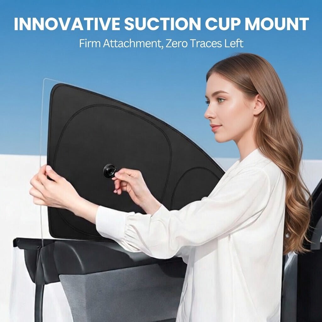 Sikunuo Full Car Sun Shade Set for Tesla Model YL 6-Seater