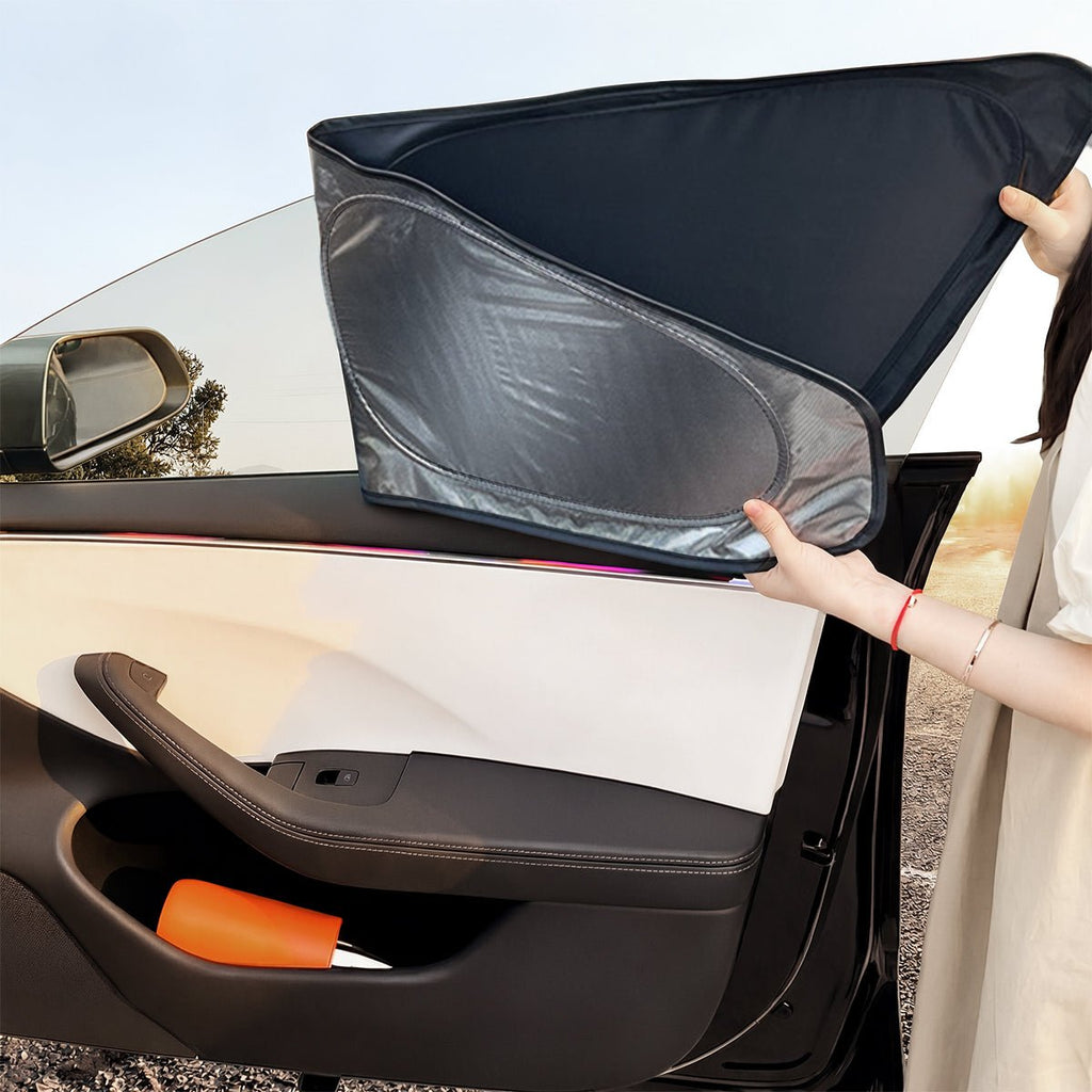 Sikunuo Full Car Sun Shade Set for Tesla Model YL 6-Seater