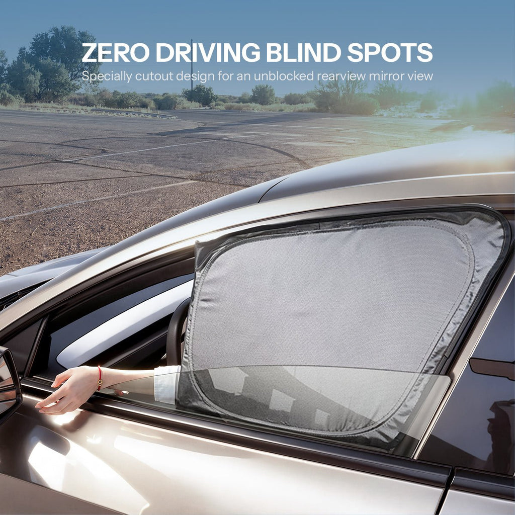 Sikunuo Full Car Sun Shade Set for Tesla Model YL 6-Seater