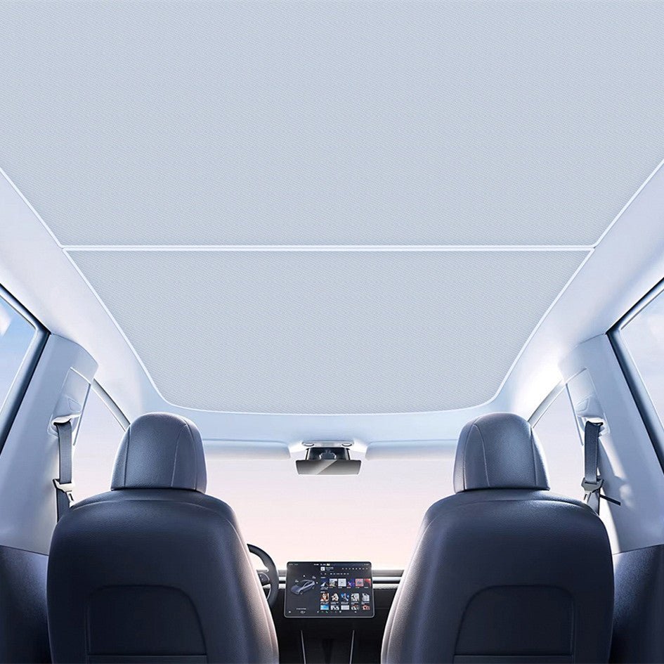 Sikunuo Glass Roof Sunshade for Tesla Model YL 6-Seater