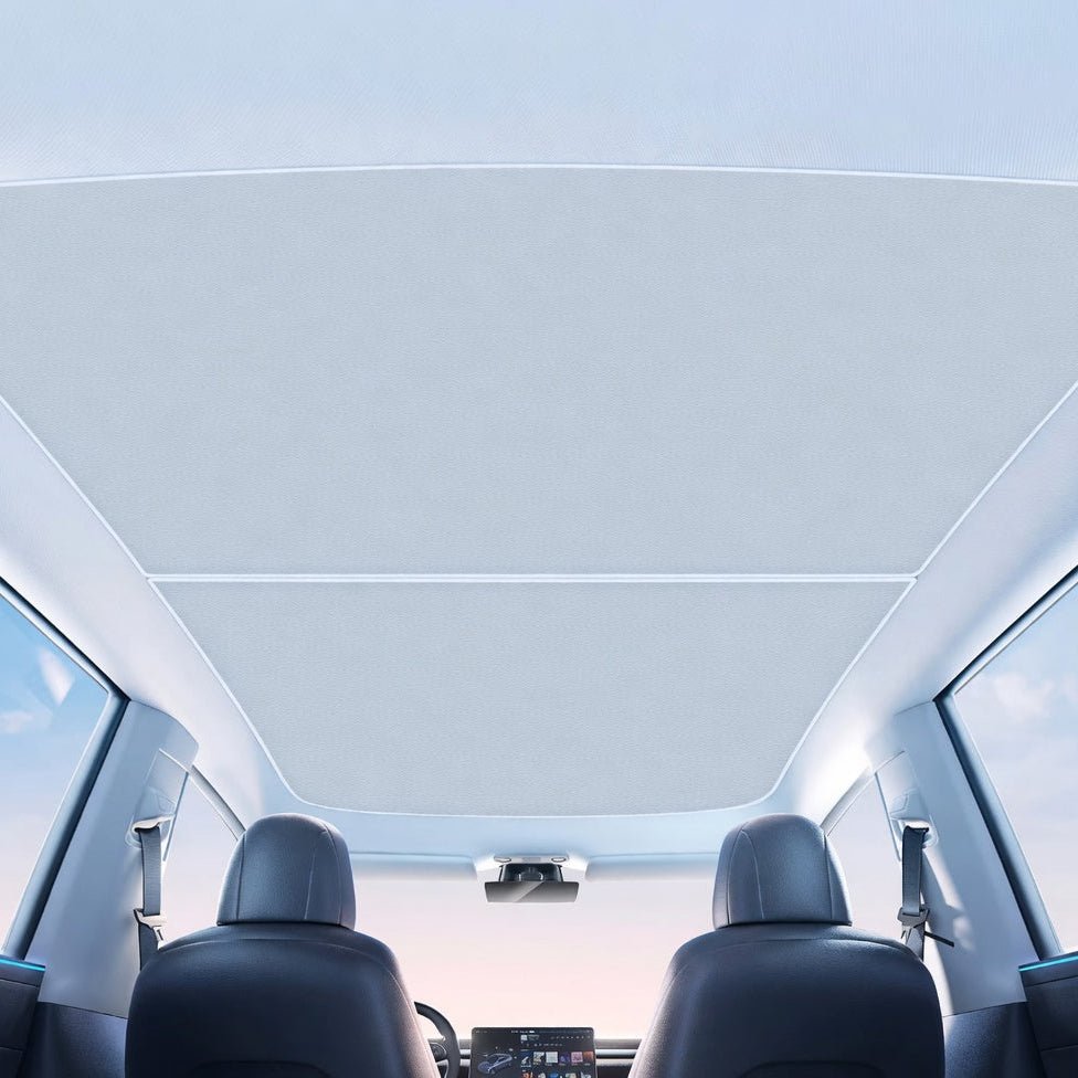 Sikunuo Glass Roof Sunshade for Tesla Model YL 6-Seater
