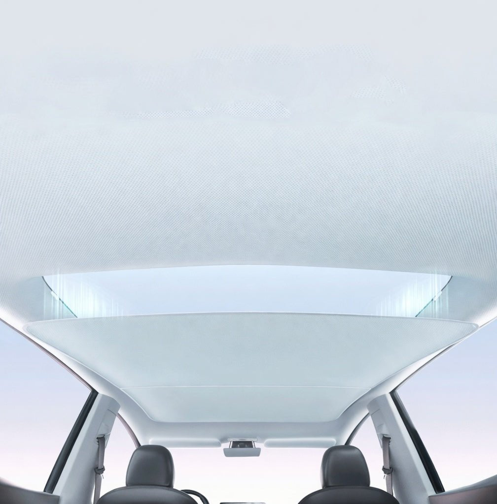 Sikunuo Glass Roof Sunshade for Tesla Model YL 6-Seater