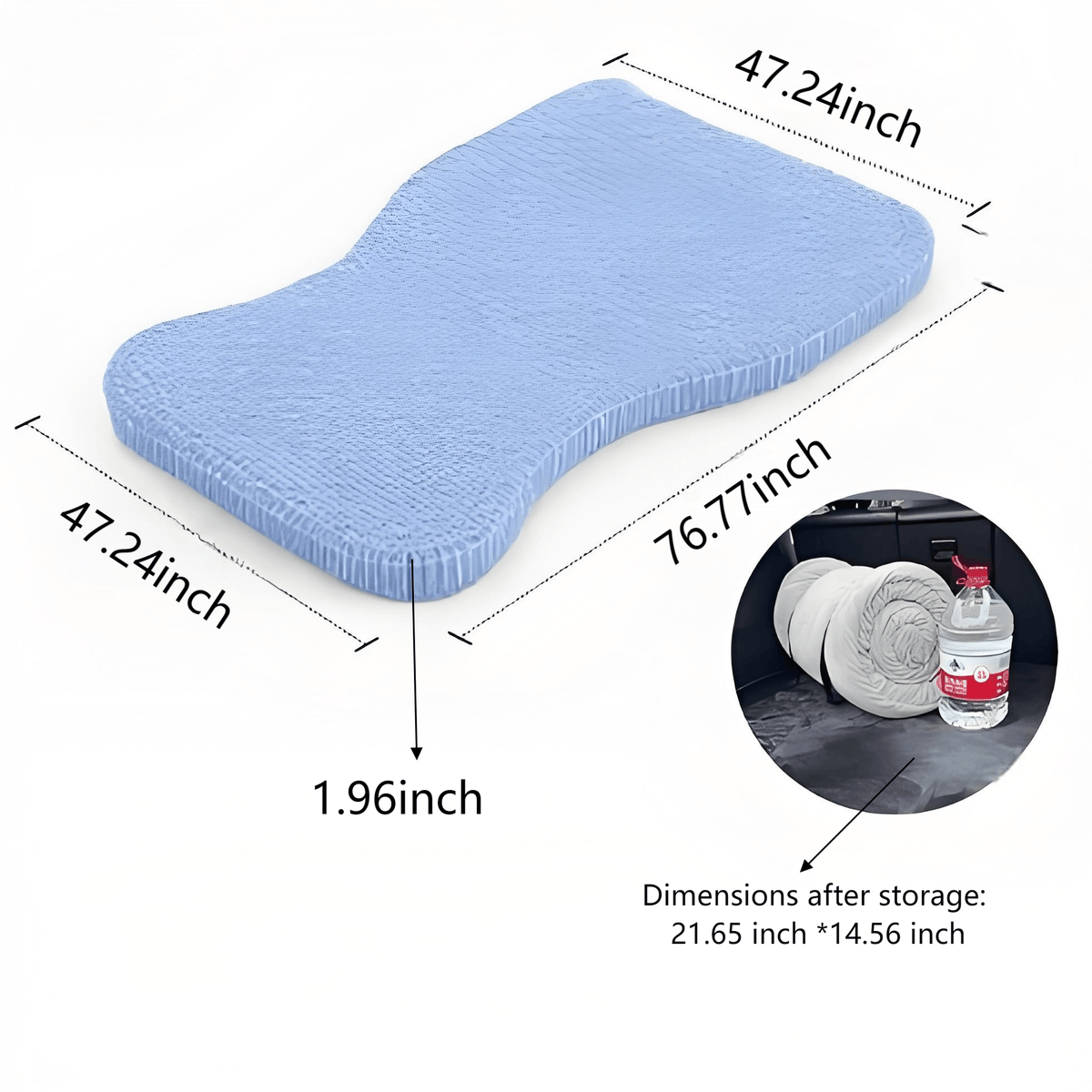 Sikunuo Ice-Feel Cooling Mattress for Model Y Juniper