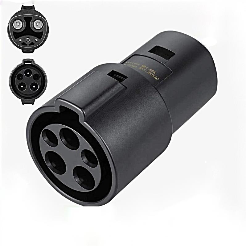 Sikunuo J1772 to Tesla Charger Adapter | 250V | 60A