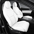 Sikunuo Leather Seat Covers for Tesla Model YL 6-Seater