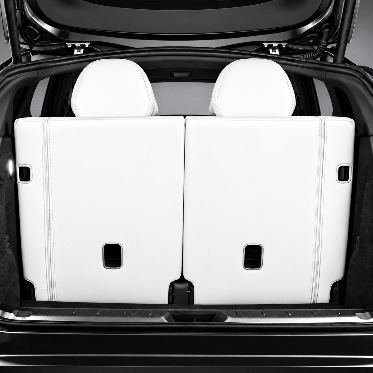 Sikunuo Leather Seat Covers for Tesla Model YL 6-Seater