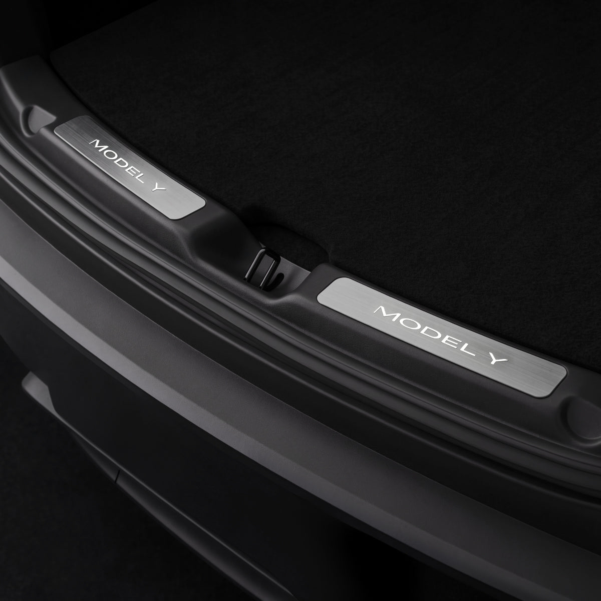Sikunuo LED Illuminated Welcome Pedal Trunk Sill Protector for Model Y Juniper