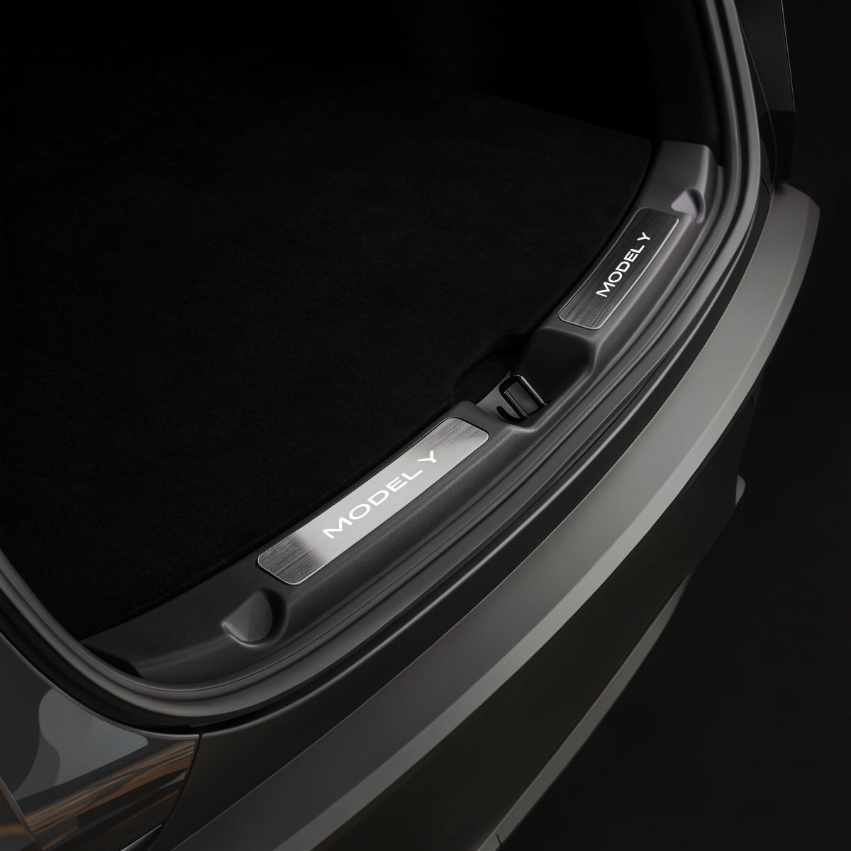 Sikunuo LED Illuminated Welcome Pedal Trunk Sill Protector for Model Y Juniper