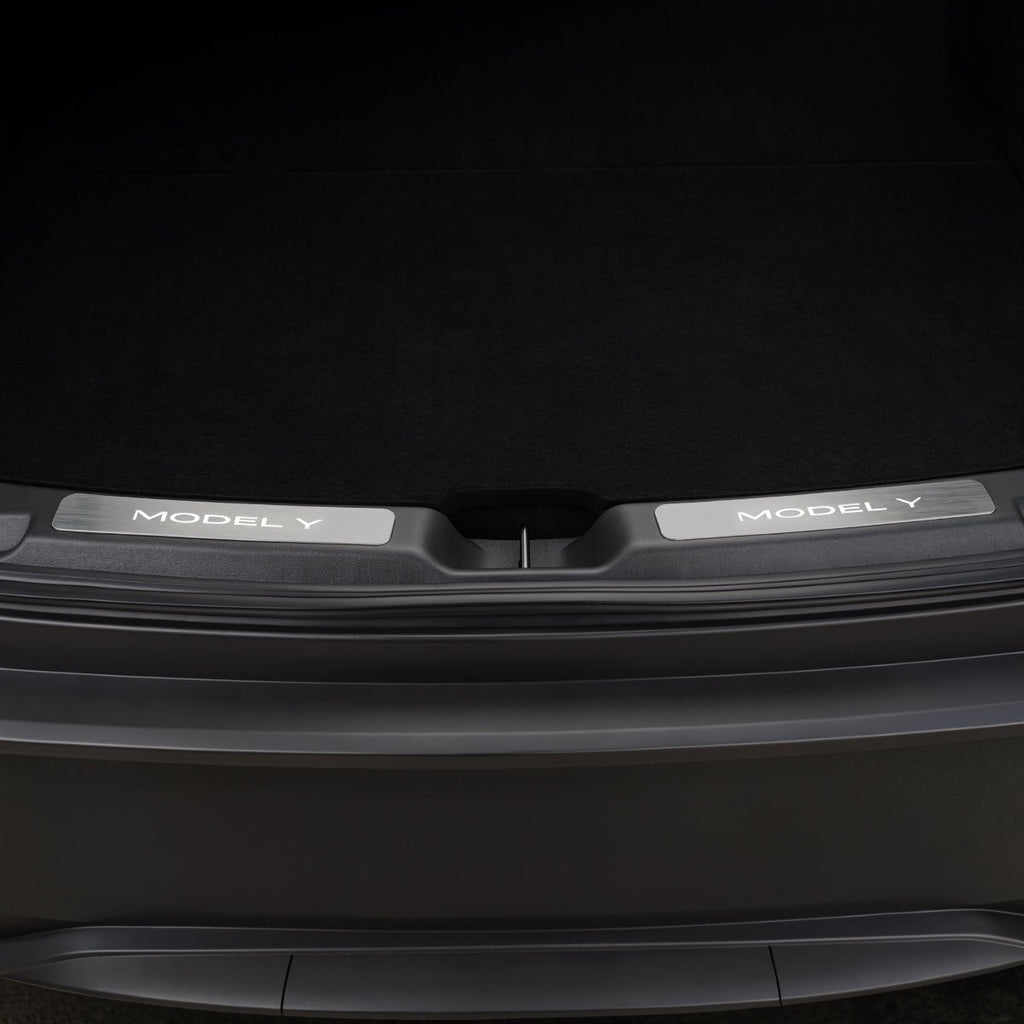 Sikunuo LED Illuminated Welcome Pedal Trunk Sill Protector for Model Y Juniper
