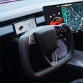 Sikunuo Model 3 Highland / Model Y Juniper Yoke Plaid Steering Wheel