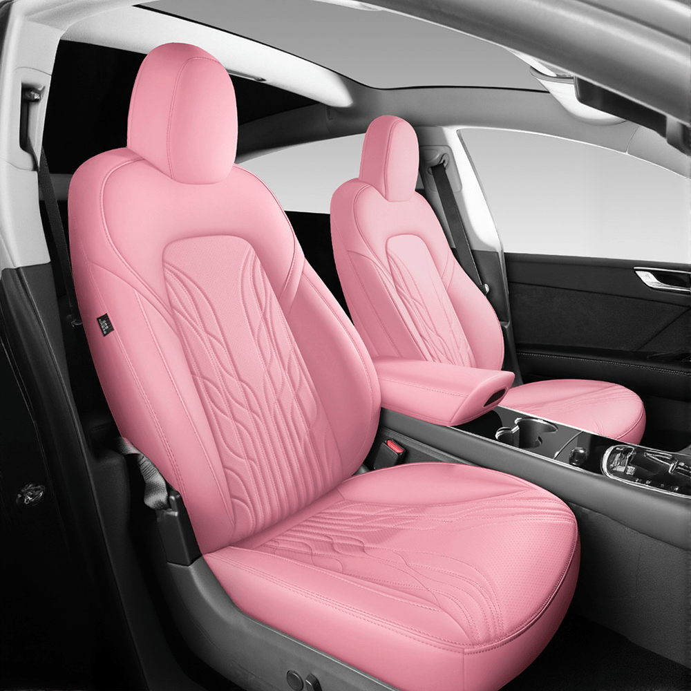 Sikunuo Nappa Leather Seat Covers for Model 3 Highland & Model Y Juniper