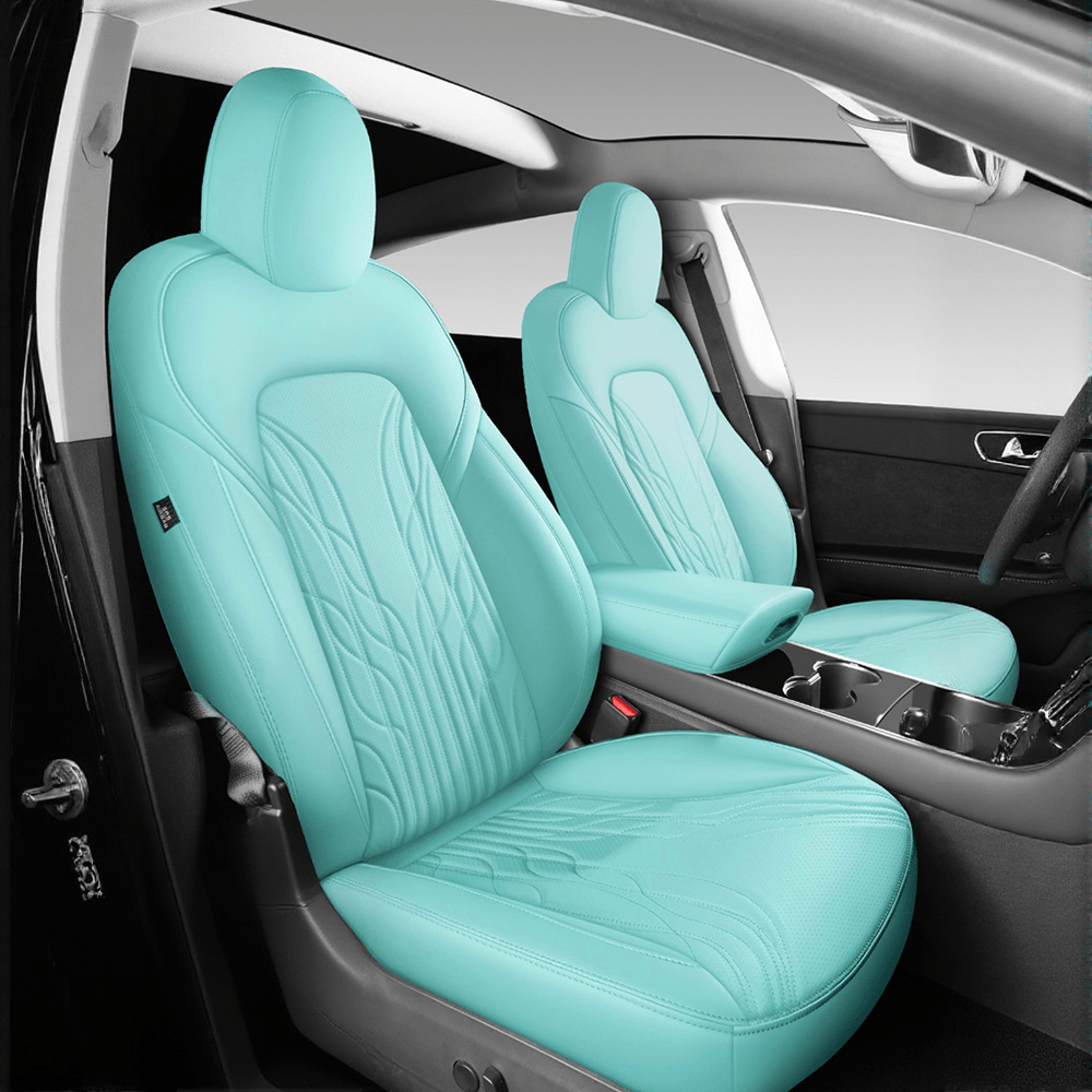 Sikunuo Nappa Leather Seat Covers for Model 3 Highland & Model Y Juniper