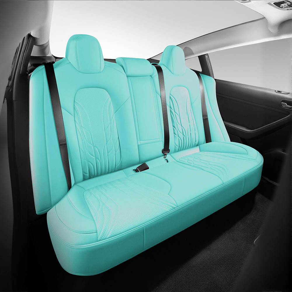 Sikunuo Nappa Leather Seat Covers for Model 3 Highland & Model Y Juniper