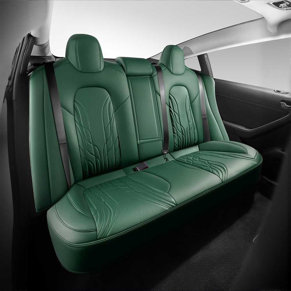 Sikunuo Nappa Leather Seat Covers for Model 3 Highland & Model Y Juniper