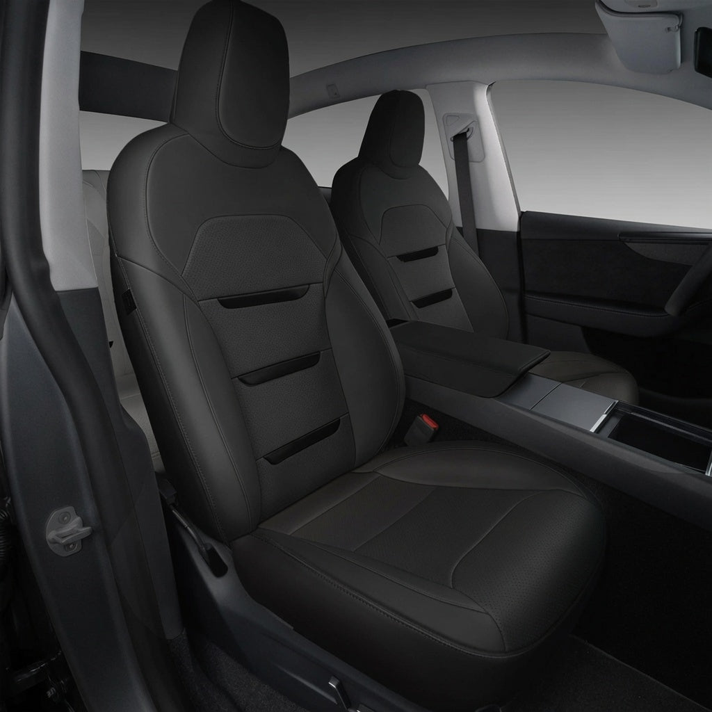 Sikunuo Nappa Leather Seat Covers for Tesla Model 3 & Model Y