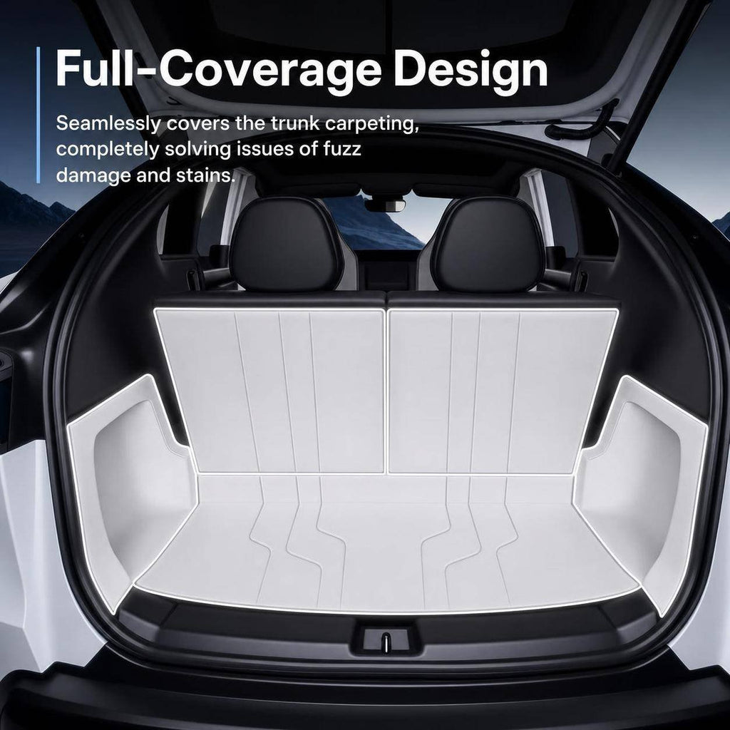 Sikunuo Nappa Leather Trunk Mats for Model YL 6-Seater (5PCS)