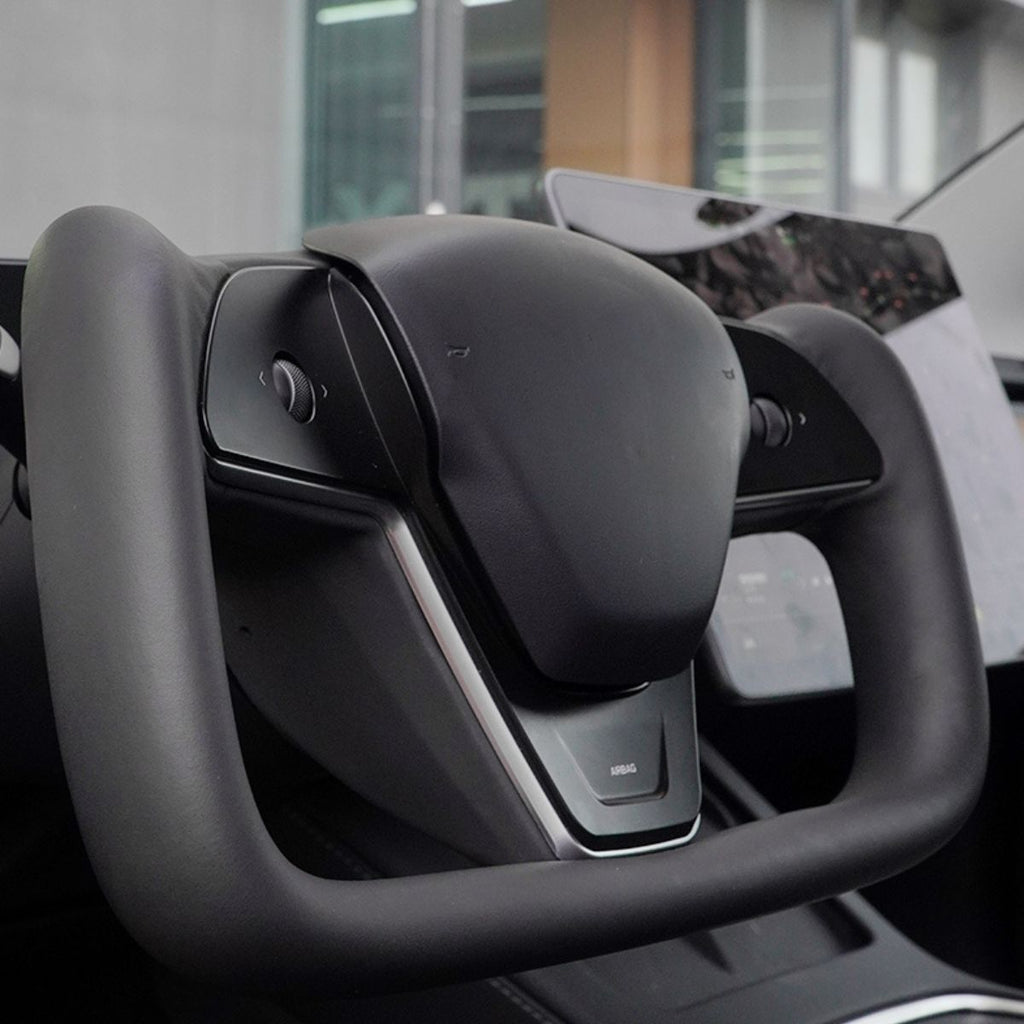 Sikunuo New Plaid Steering Wheel for Tesla Model 3 / Y