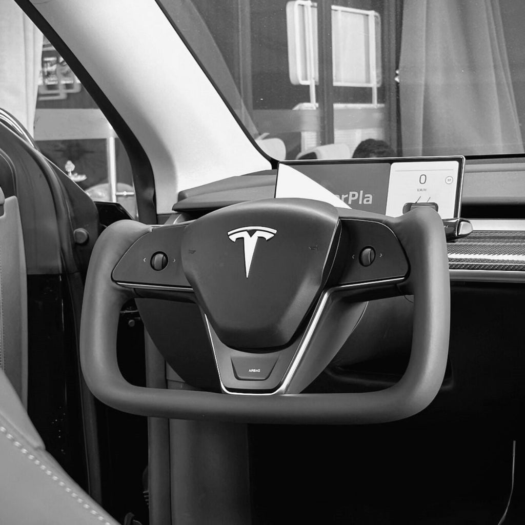 Sikunuo New Plaid Steering Wheel for Tesla Model 3 / Y