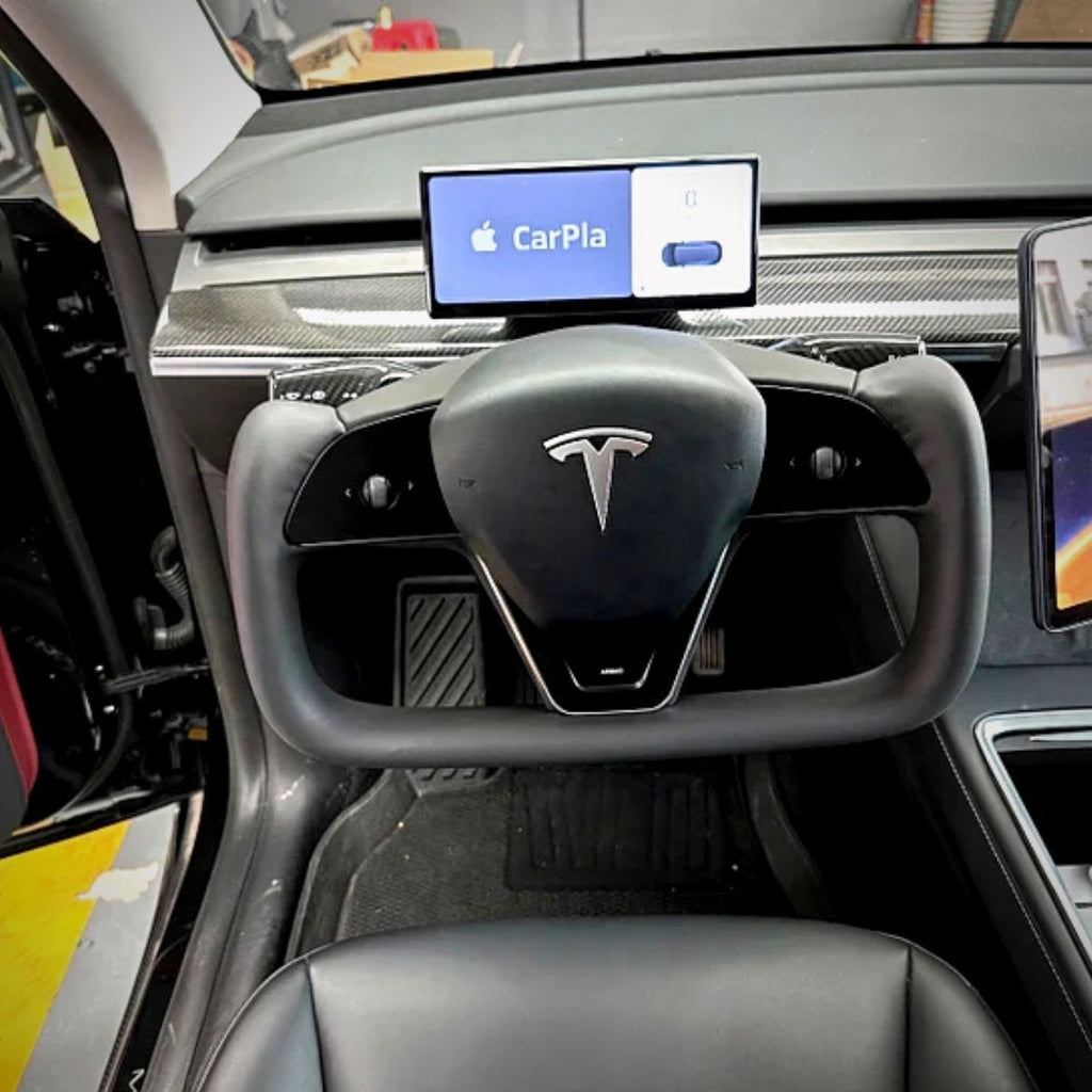 Sikunuo New Plaid Steering Wheel for Tesla Model 3 / Y