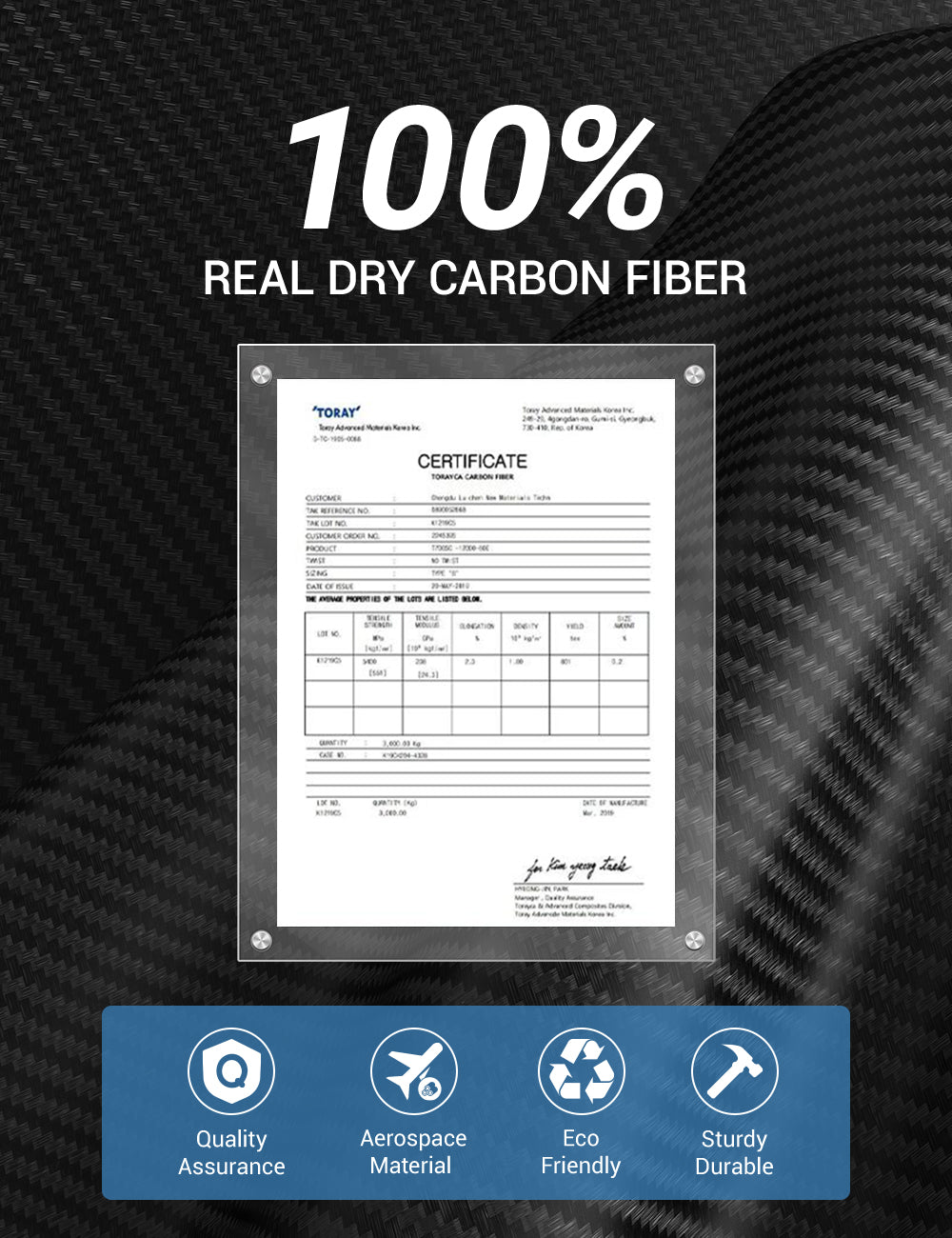 Sikunuo Real Dry Carbon Fiber Dashboard Cover Overlay for Model 3 Highland / Model Y Juniper