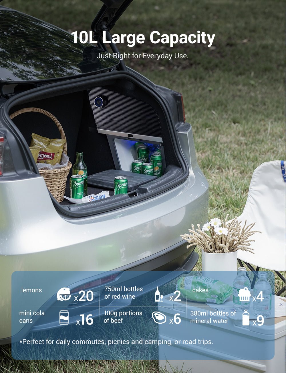Model 3 Highland Rear Trunk Refrigerator | Sikunuo