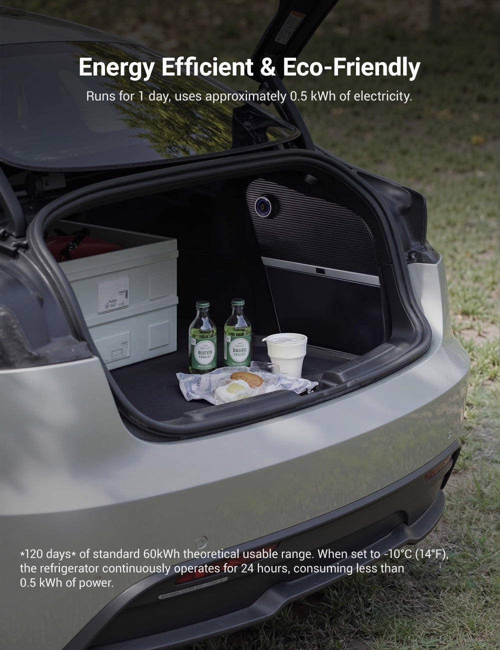 Model 3 Highland Rear Trunk Refrigerator | Sikunuo