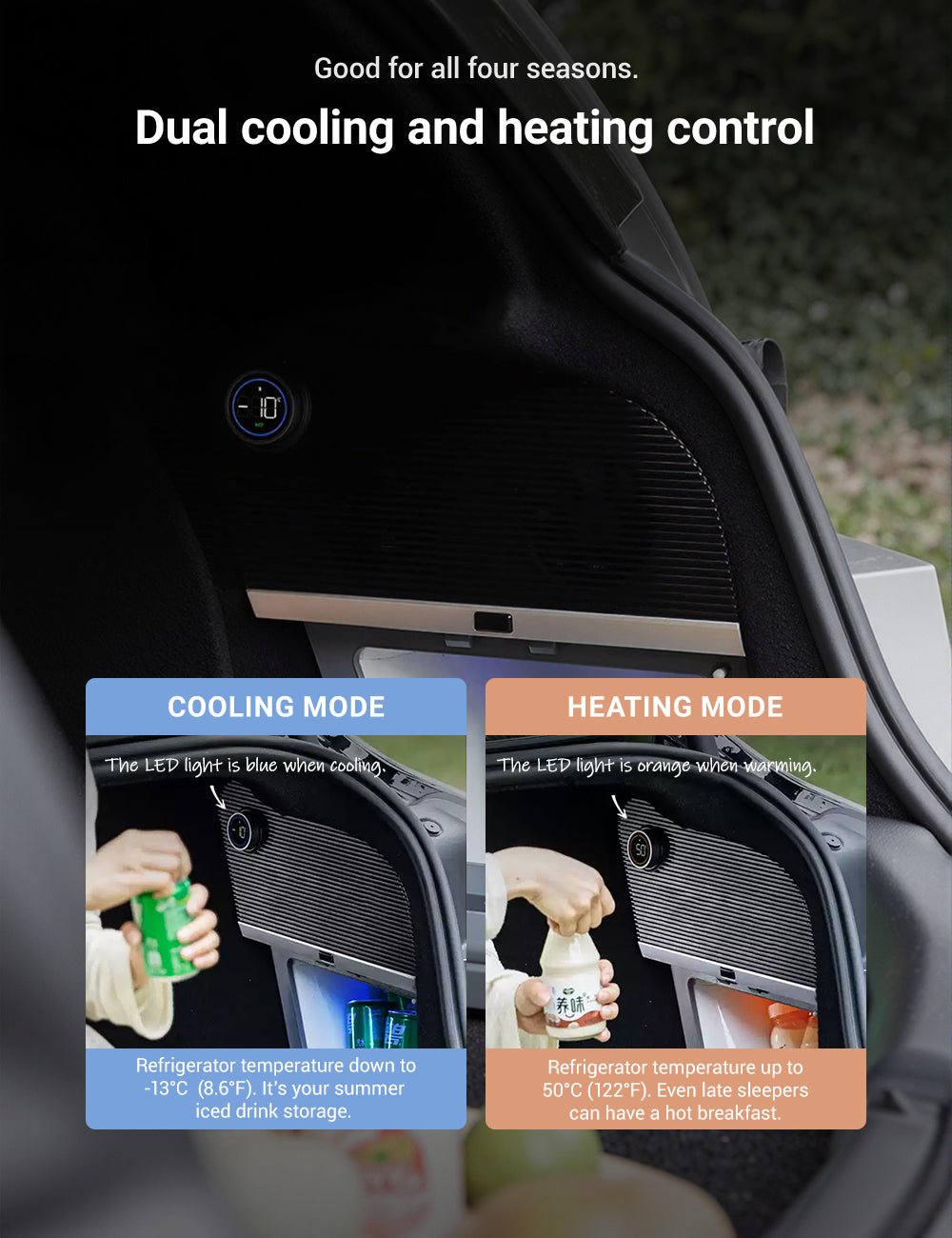 Model 3 Highland Rear Trunk Refrigerator | Sikunuo