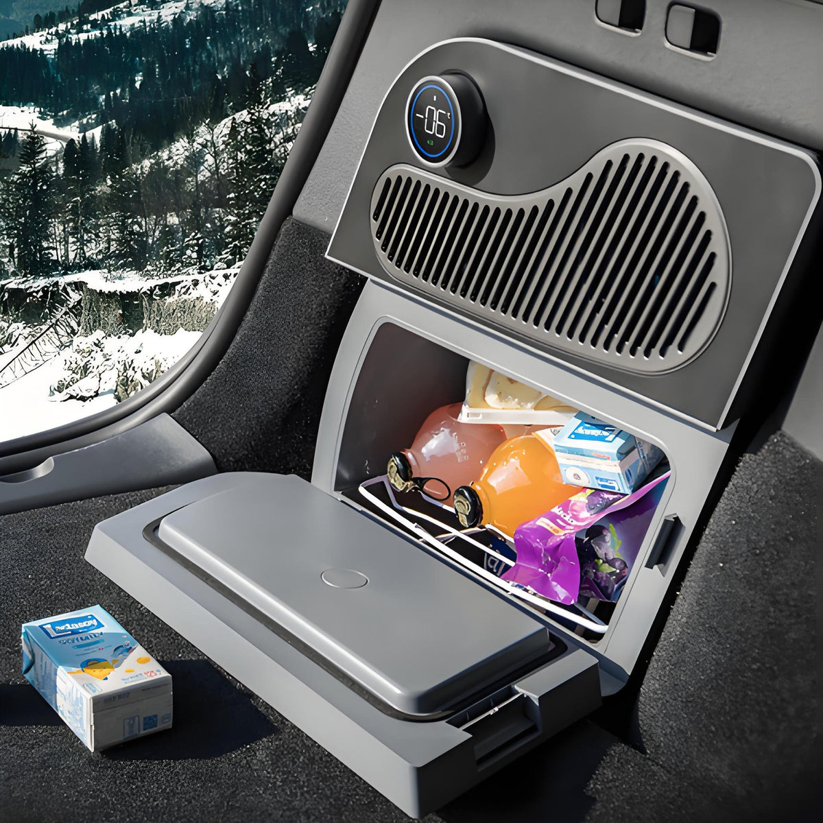 Sikunuo Rear Trunk On-Board Refrigerator for Model Y (5 Seaters)