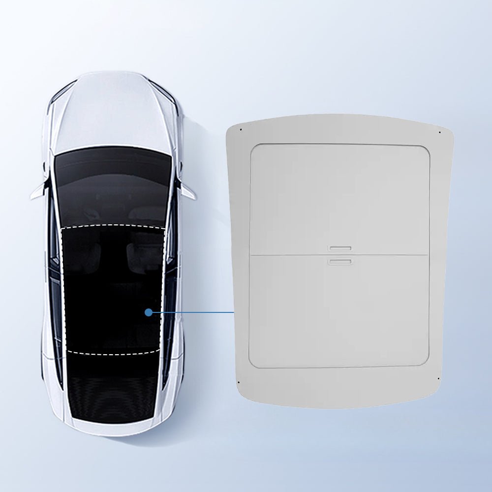 Sikunuo Retractable Sun Shade for Model Y Juniper