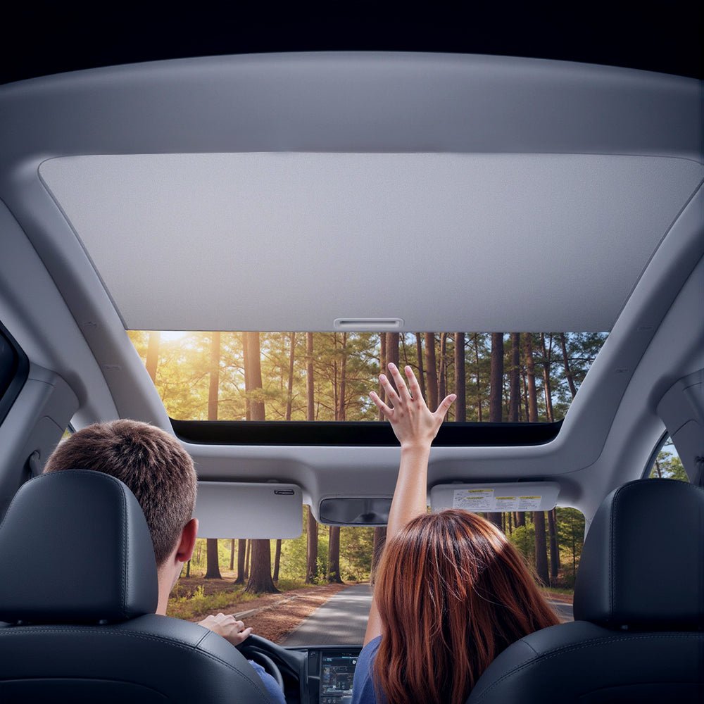 Sikunuo Retractable Sun Shade for Model Y Juniper