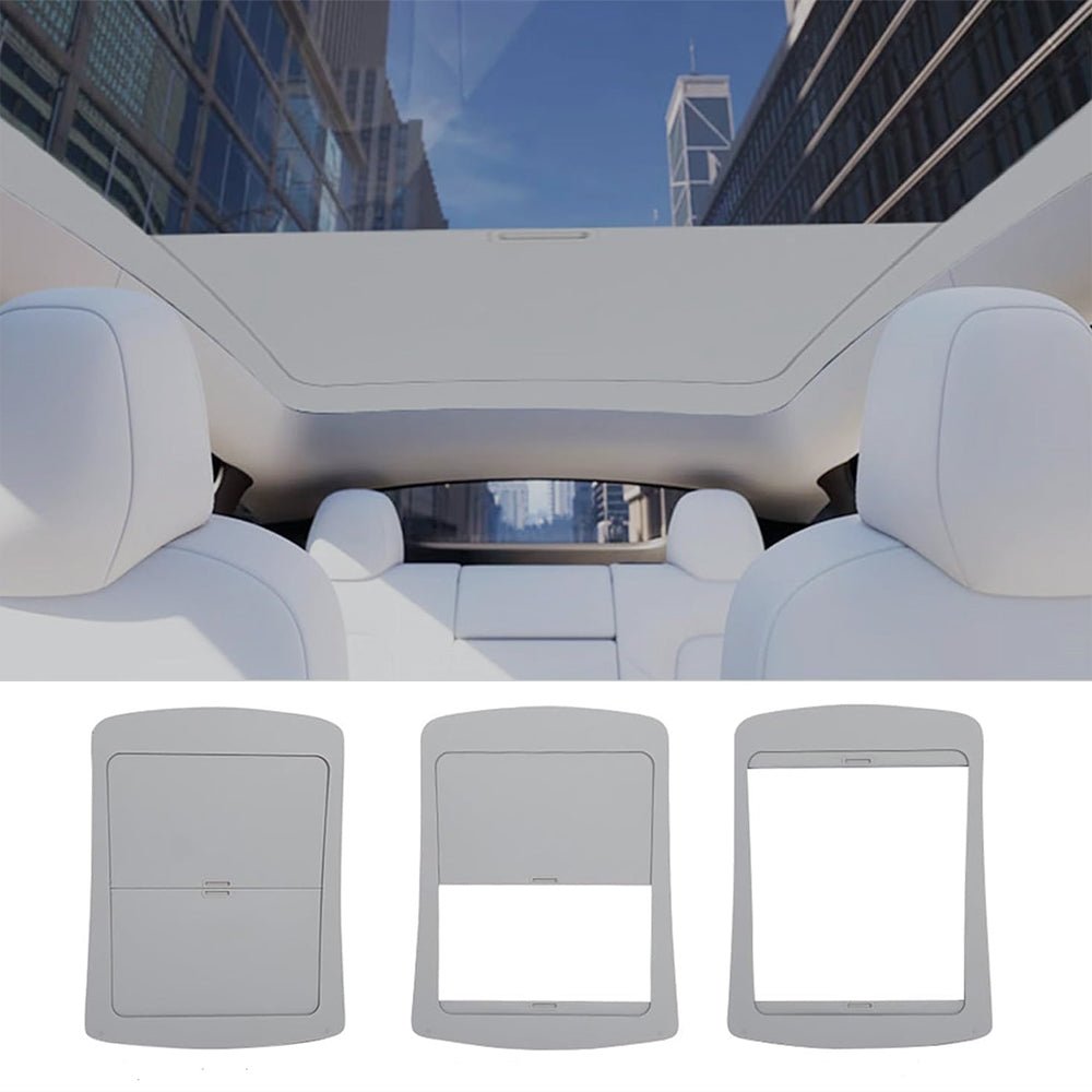Sikunuo Retractable Sun Shade for Model Y Juniper