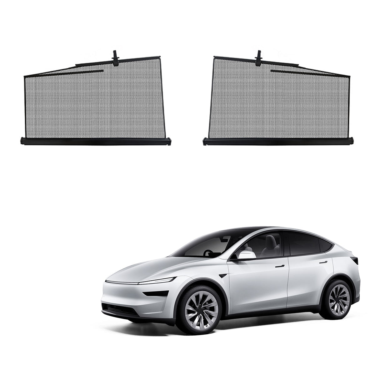 Sikunuo Retractable Window Sunshade for Model Y Juniper | Snap-on Install