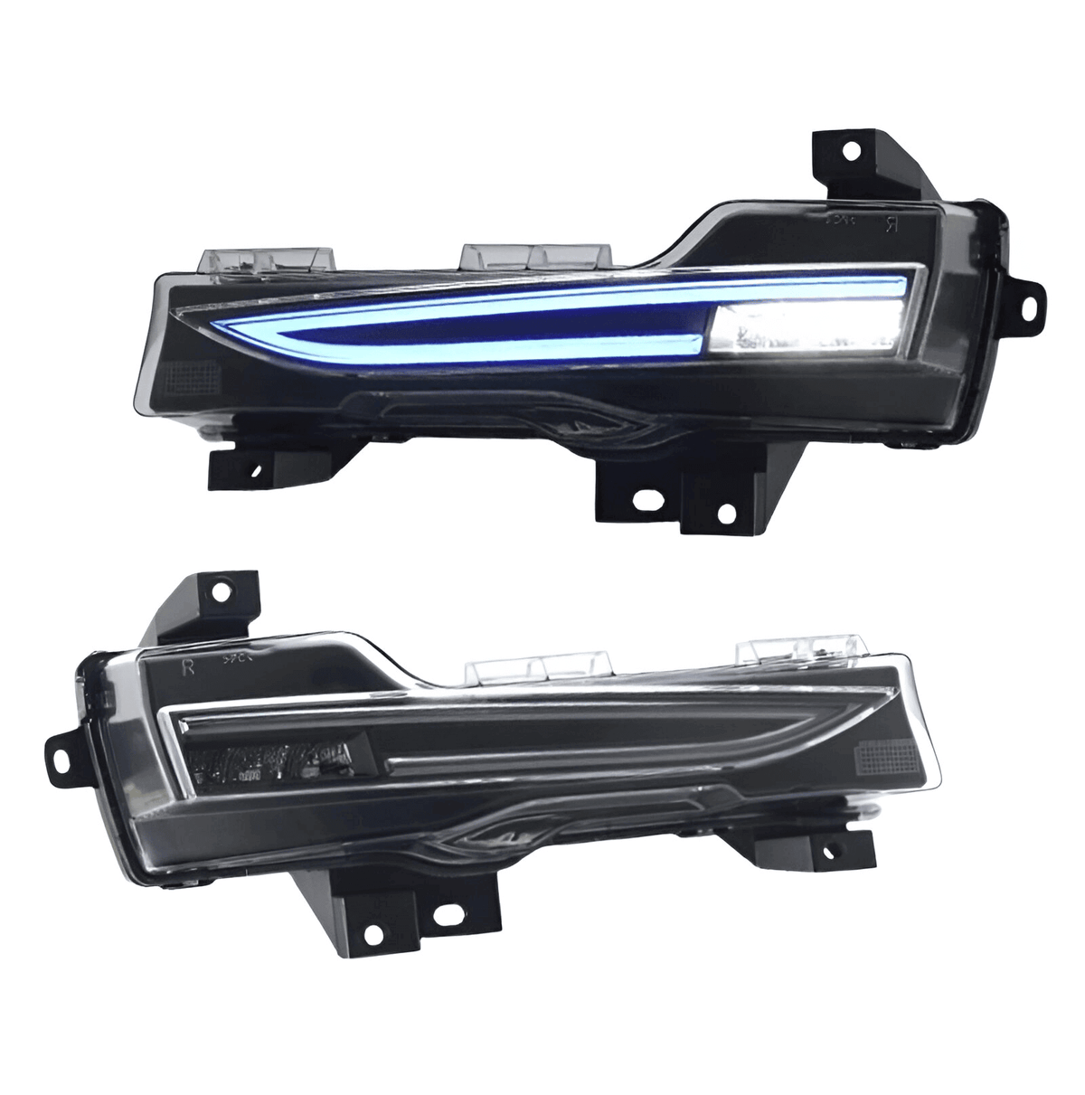 Sikunuo RGB Front Bumper Fog Light Upgrade for Model 3/Y
