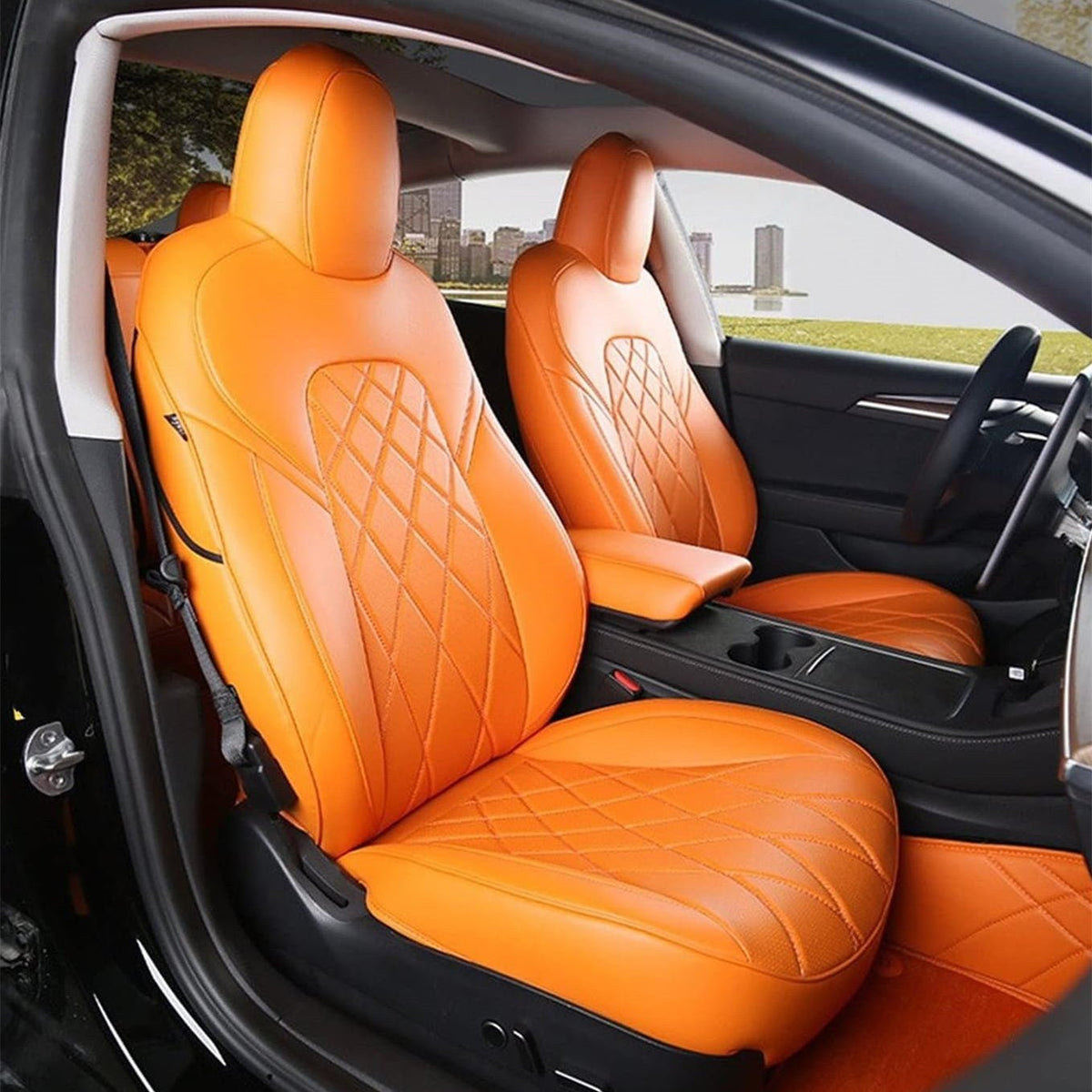 Sikunuo Seat Covers for Tesla Model 3 Highland / Model Y