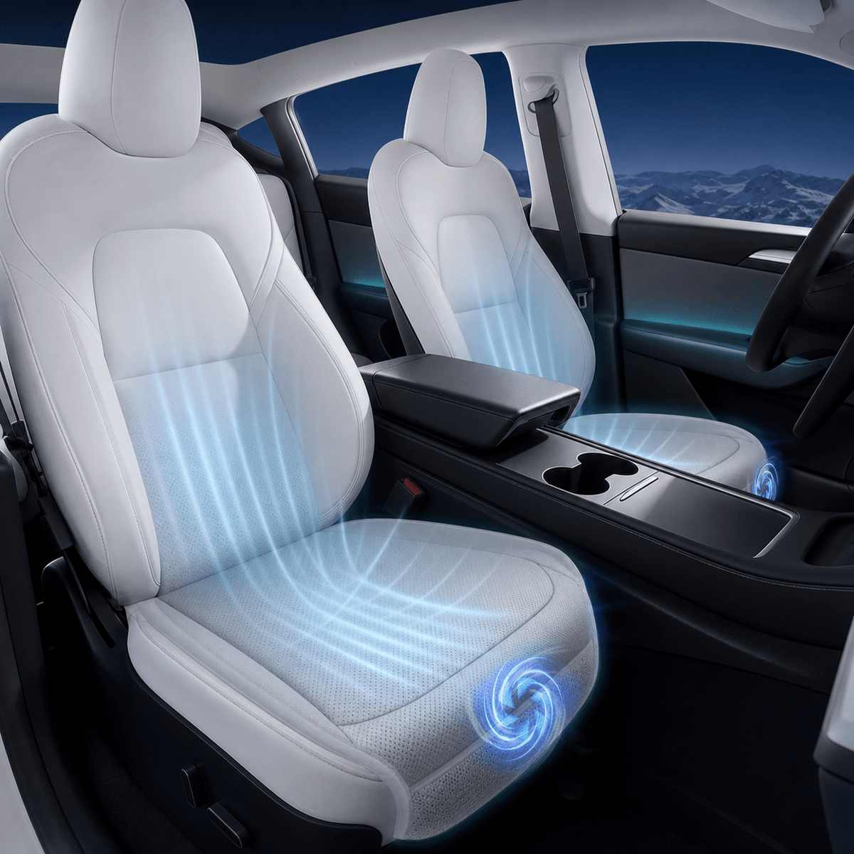 Sikunuo Seat Ventilation Cushion for Model 3 & Model Y