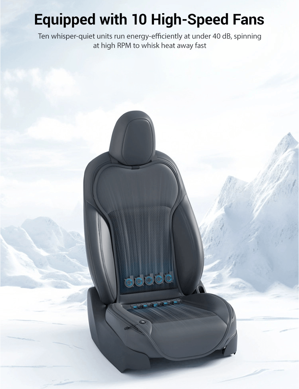 Sikunuo Seat Ventilation Seat Covers for Model 3 Highland & Model Y Juniper