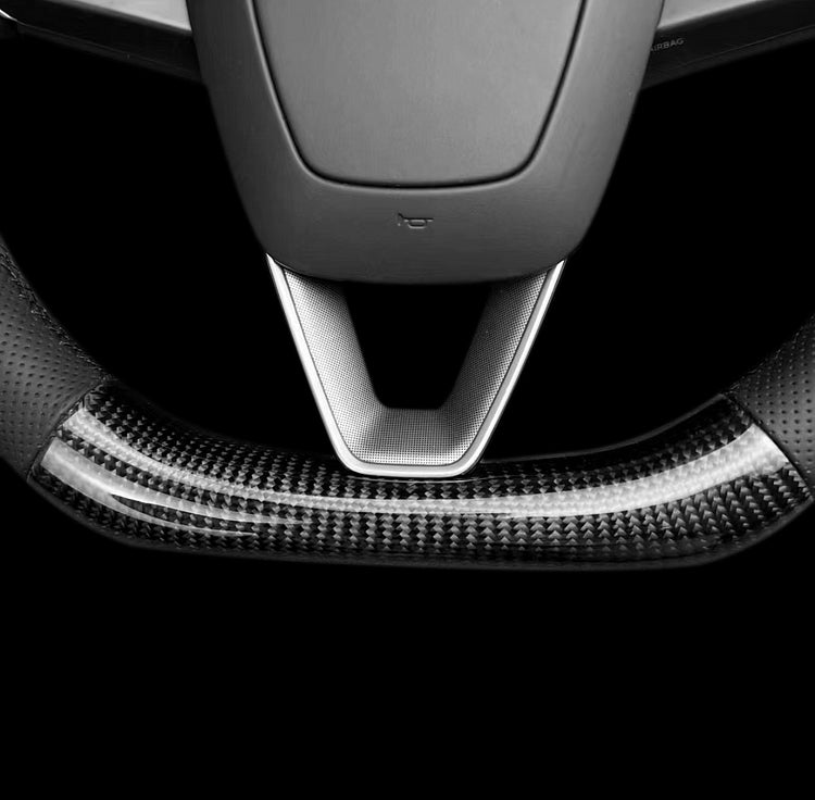 Sikunuo Sport Carbon Fiber Steering Wheel Replacement for Model 3 Highland & Model Y Juniper