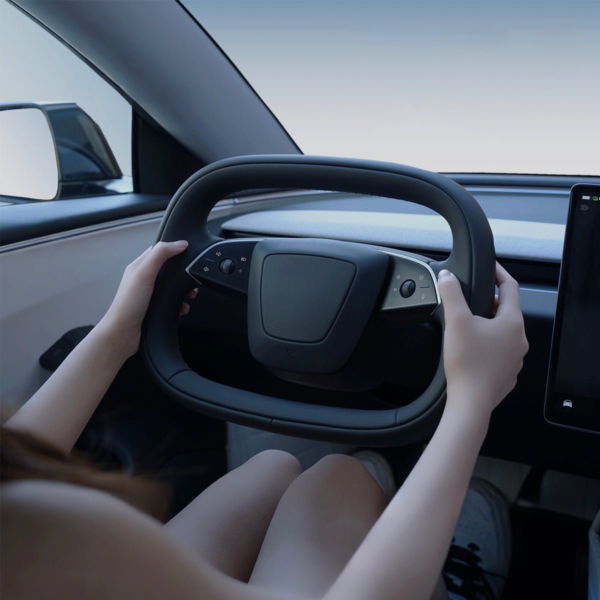 Sikunuo Starlink 4.0 Cyber Yoke Steering Wheel for Model 3 Highland / Model Y Juniper