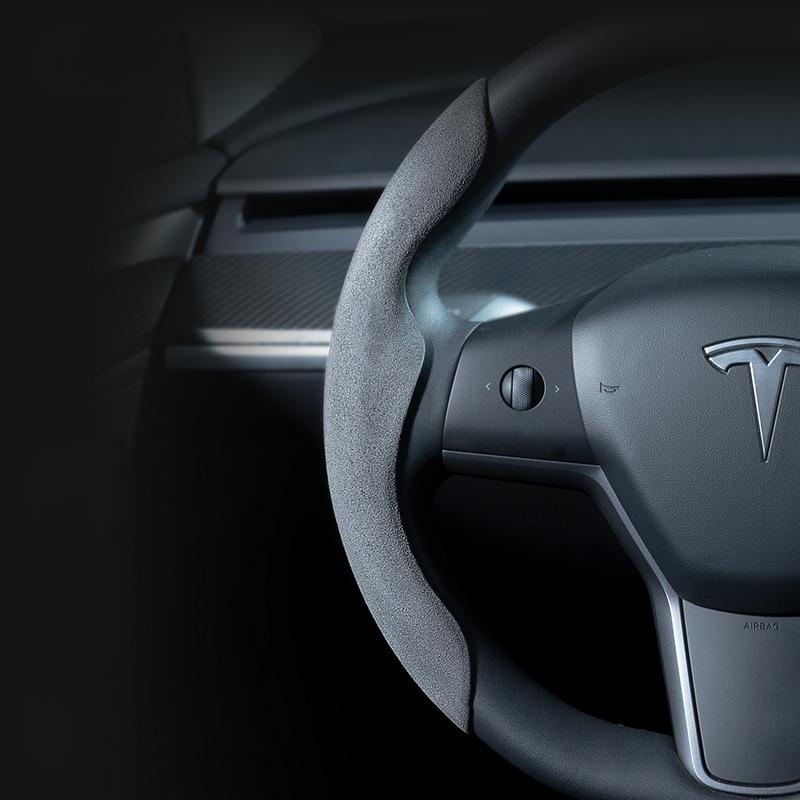 Sikunuo Steering Wheel Cover for Tesla Model 3/Y