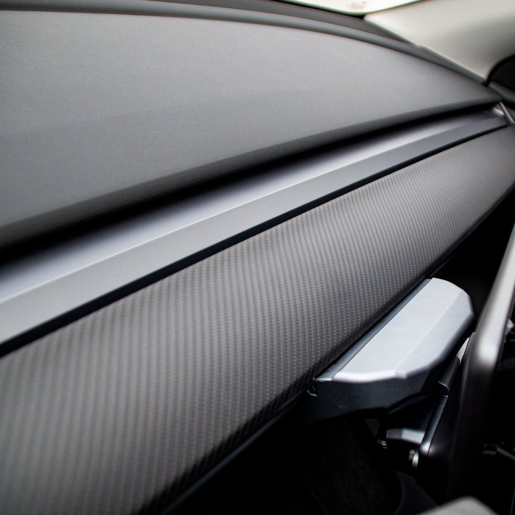 Sikunuo Tesla Model 3 / Y Dashboard Cover - Dry Carbon Fiber Interior Mods