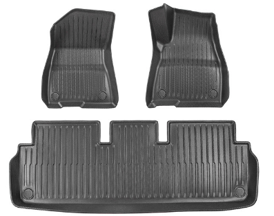 Sikunuo TPE All Weather Floor Mats for Tesla Model Y & Model 3