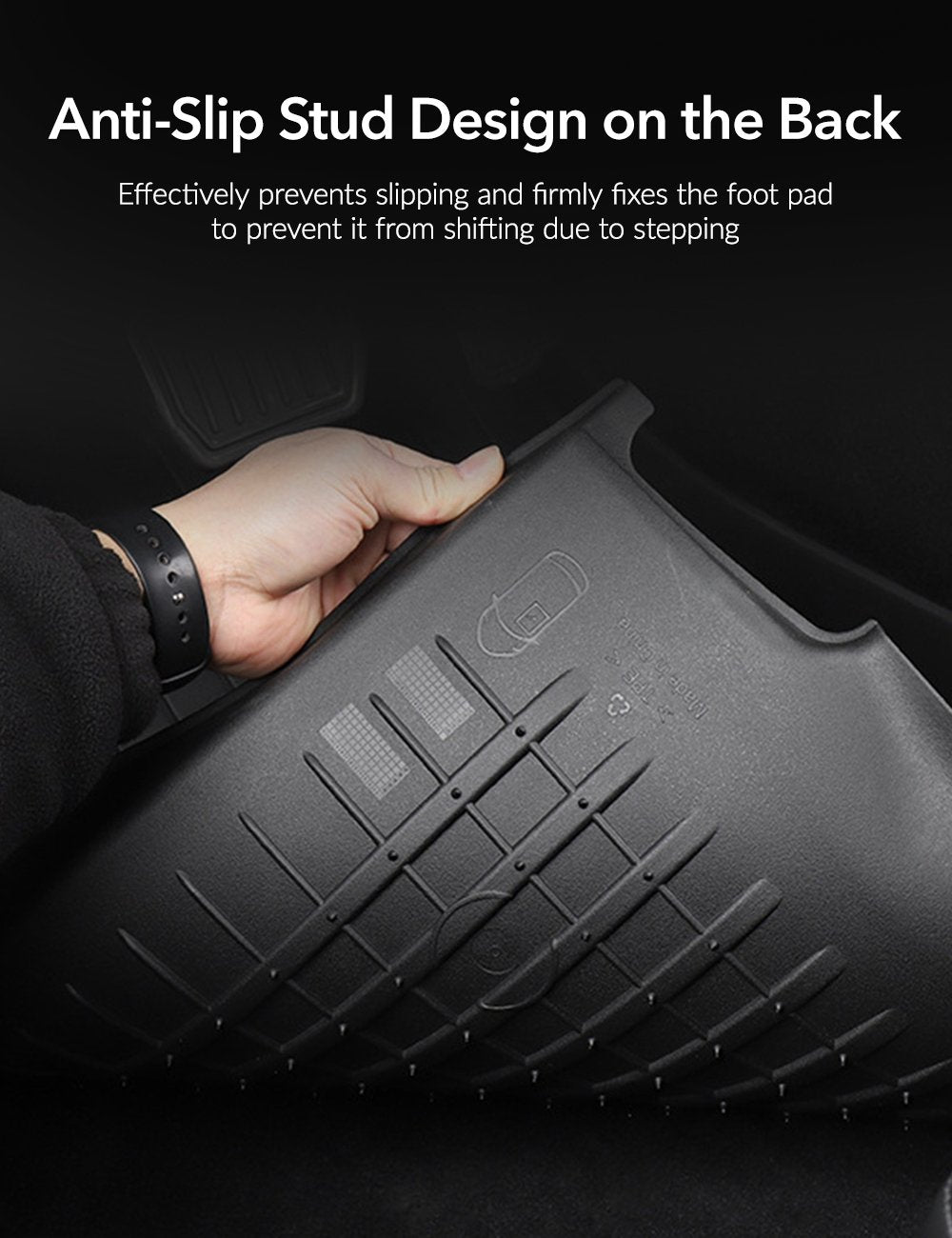 Sikunuo TPE All Weather Floor Mats for Tesla Model Y & Model 3