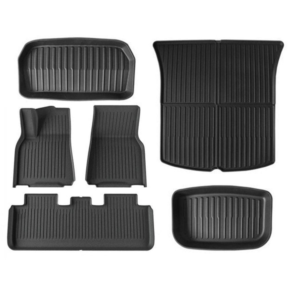 Sikunuo TPE All Weather Floor Mats for Tesla Model Y & Model 3