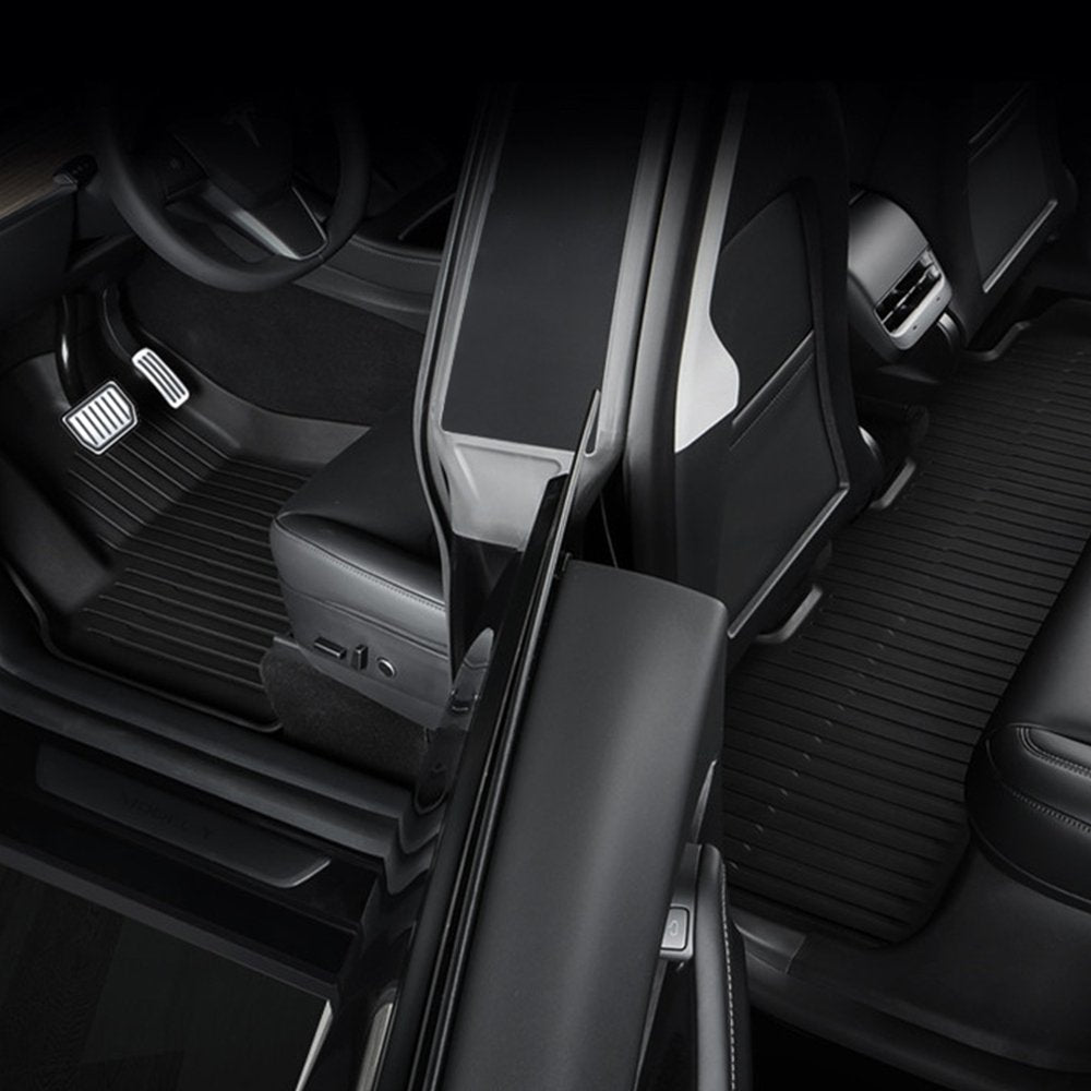 Sikunuo TPE All Weather Floor Mats for Tesla Model Y & Model 3