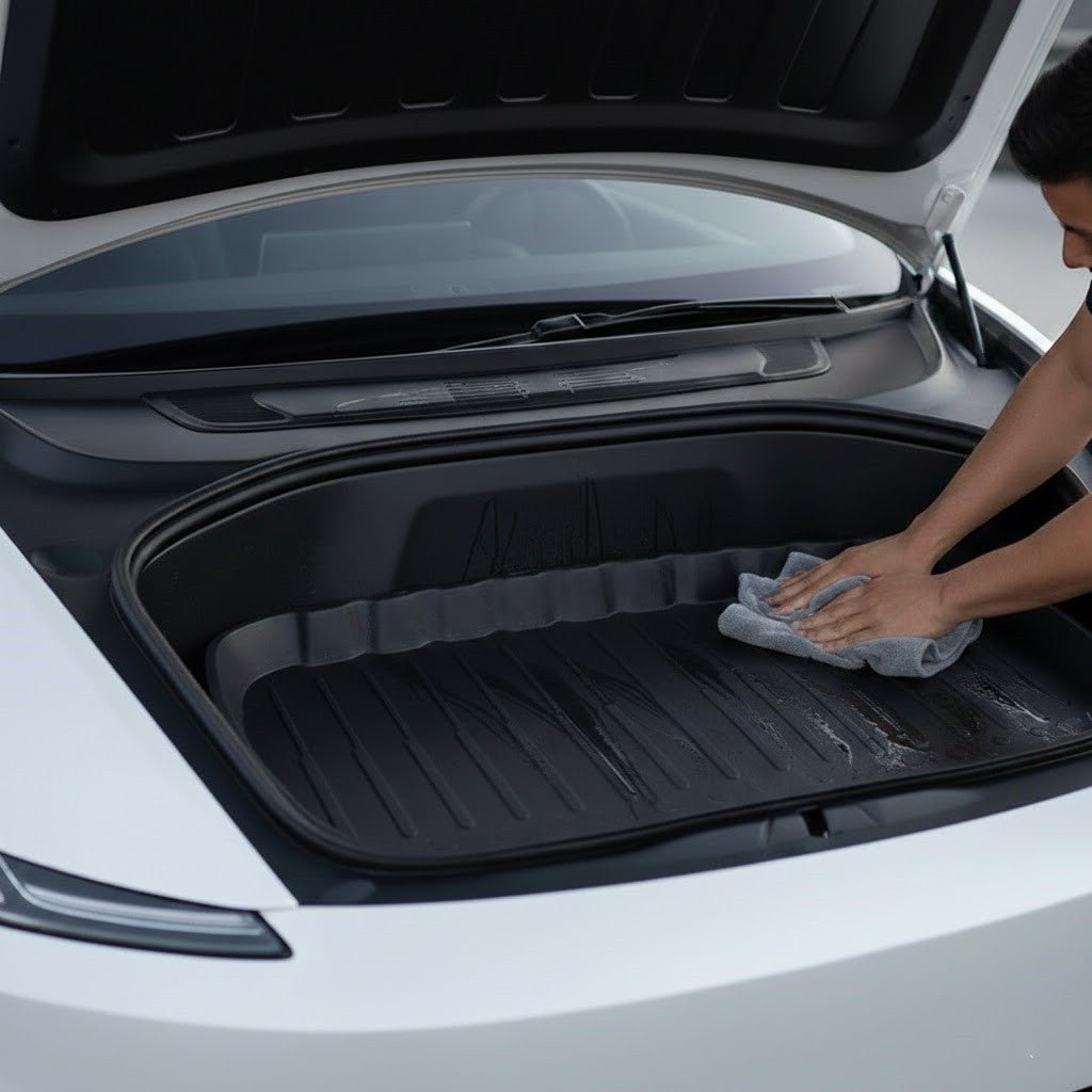 Sikunuo TPE Front Trunk Mat for Tesla Model Y Standard